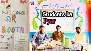 Students ka surprise |  Bachy dobara school joining py Khush | MB 628