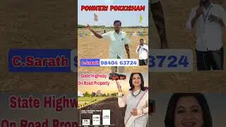 Investment Land For Sale In Ponneri Pokkisham Thanigai Estate! | Plots, Resort & Farm House | Vijay