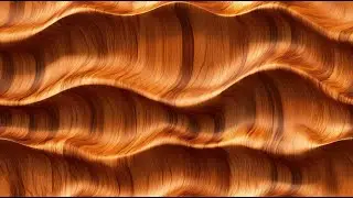 Seamless Smooth Wood Flowing Wavy Texture