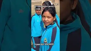 All India police game&rsquo;s trial team BSF archery 🏹 #archery #games #police #vairalvideo #youtube ￼