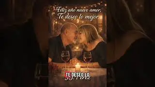 Feliz año nuevo amor,  te deseo lo mejor 