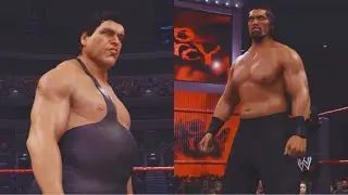 WWE 2K25 Великий Хали против Андре Гиганта #theundertaker #andrethegiant #wwe2k25 #myrisegameplay