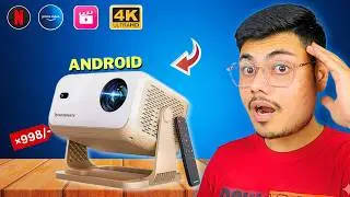 Saasta Cinema At Home | Best Budget Projector | 4k Android Projector | Mini Projector For Home 2025