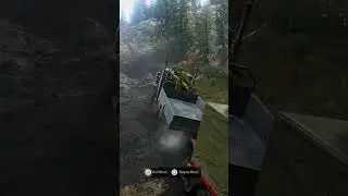 Using Winch for truck safety  #snowrunner #expedition #logitechg29  #gamingcommunity #automobile