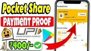 Pocketshare App Payment Proof 💰🤑 Pocket Share App Real Or Fake &diams;️ Pocketshare Withdrawal Proof