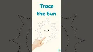 Trace the Sun with Me! | Fine Motor Skills | BabylaneYT - Calm & Quiet Learning for Toddlers