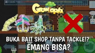 MAU BUKA BAIT SHOP MODAL DIKIT TANPA TACKLE!? Gini Caranya!! - Growtopia Profit 2023
