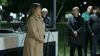 Inaguraci&oacute;n de la fuente en la Plaza de Winifreda