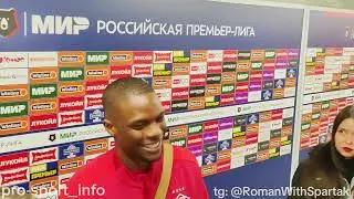 Спартак - Зенит. Спартаковский герой недели Кристофер МАРТИНС: комментарии после игры