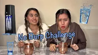 MAKING OUR OWN SPARKLING WATER TO DO THE NO BURP CHALLENGE 🫣🫧