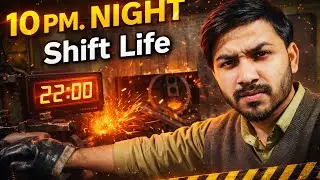 👉 10 PM Night Shift 🌙 | CNC Operator Ki Real Factory Life