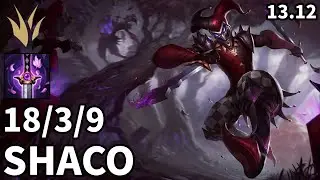 Shaco Jungle vs Hecarim - EUW Diamond 1 | Patch 13.12