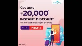 ₹20,000* Instant Discount on International Flight Bookings!
