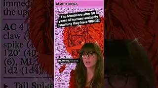 Awkwarddddd... Happy Manticore Meme Monday!       #dnd #dndmemes #manticore #rpg #mythology #5e #dm