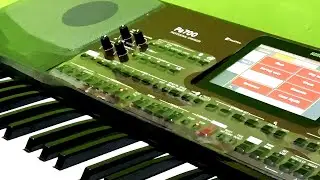 How to fill a KORG pa300 cymbal drum and above
