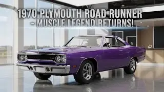 Plymouth Road Runner 1970 года &mdash; легендарный маслкар, олицетворяющий мощь Америки! 💪🔥