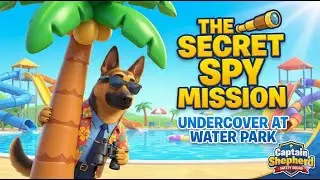 The Secret Spy Mission | 🕵️‍♂️ Undercover at Water Park | Safety Rules | Cartoon | Captain Shepherd
