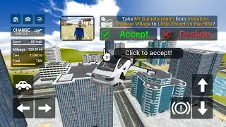 flying taxi car transport simulator gameplay 2021 #Cardriving #driving #cargamess #7 #mobilegames
