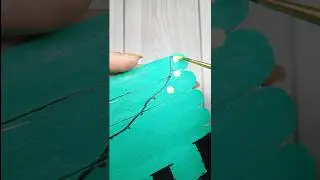 popstick painting✨ #diy #diycrafts #asthetic #art #youtubeshorts