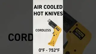 🔥 Introducing the New TapeTech 18V Air-Cooled Hot Knife Kit Model EHKAC-18V!