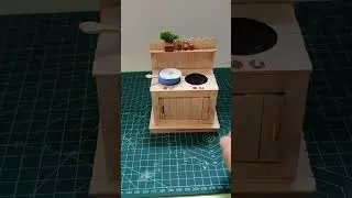 handmade popsicle stick make mini stove #shorts