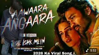 Aawaara Angaara (Full Video): Tere IshkMein I Dhanush, Kriti | AR Rahman, FaheemlAanand LRlBhushan K