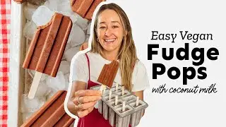 Healthy Fudgesicles With Coconut Milk (Vegan)