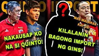 BAGONG NBA PLAYER NG GINEBRA DUMATING NA SA PINAS! | BONG QUINTO MAS GUSTONG MAGLARO SA SMB!