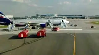 Well executed evacuation B767 at Sheremetyevo airport