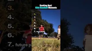 Ranking The Best Kids Baseball Moments ⚾