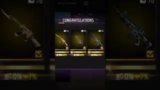 FREE GUN SKINS FOR 7 DAYS TITAN SCAR,M1887, AK47,THOMPSON, WOODPECKER,AWM,UMP,GROZA,UZI #freefire