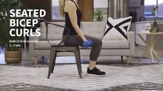 Seated Bicep Curls | Joint-Friendly Fitness by Cosamin&reg;