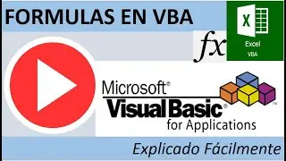 FORMULAS EN VBA. Explicado Fácilmente