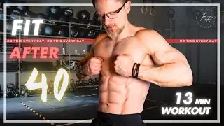 FINALLY FIT AFTER 40 🍏 13 MIN HARD CORE 6 Pack and Fat Lose Workout at Home || S2 E16