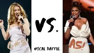 Celine Dion Vs Jennifer Hudson - Live Upper Vocal Battle (F5 - C#6!) *Reupload*