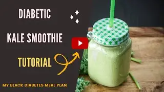 Kale Banana Smoothie with Chia Seeds from My Black Diabetes Meal Plan