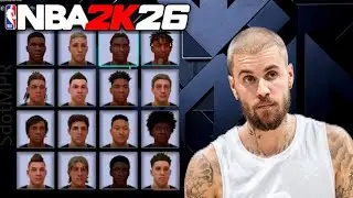 Justin Bieber NBA 2K26 Face Creation! 🔥 BEST & MOST Realistic Build Tutorial