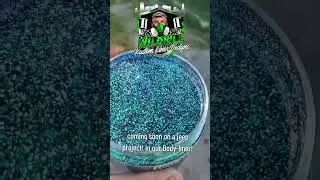 blue to black color shift with this flake in our body liner on a Jeep project follow to see #bedline