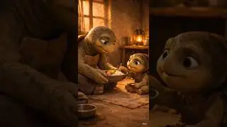 He Works All Day Just for His Little Sister 🐢💔 #shorts #shortsfeed #emotional #LilTorto