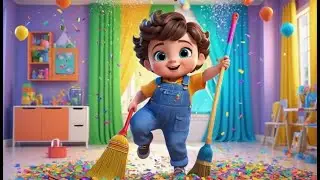 Clean Up Crew Cheer | Fun Cleaning Song for Kids | Toddler Cleanup Motivation Rhyme