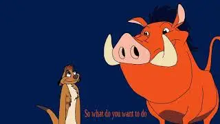 Timon and Pumbaa turns into werewolves The Lion King