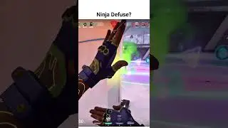 Ninja Defuse? #valorant #valorantclutchmoments #valorantclips #valoranttips #gaming