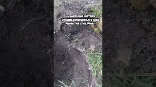 Unearthing Unique Military Relic From The Civil War ! #metaldetecting