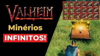 Valheim tenha MUITO Minério  e Como passar com minério pelo PORTAL