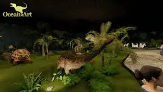 Indoor Dinosaur Exhibition Design for Indian Client 0731 - Ocean Art