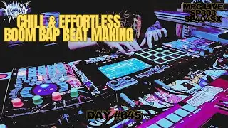 Chill Boom Bap Beat From Scratch | Smooth Drums & Bass | MPC Live + SP404SX + SP303 (No Talking)