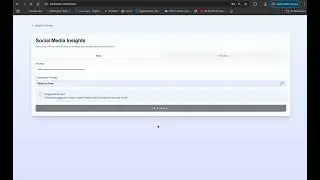 Langflow social media posts stats analyzer