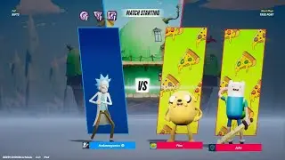 MultiVersus Rick vs Finn & Jake