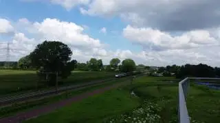 CapTrain 186 458 en 1621 met aluminiumtrein.