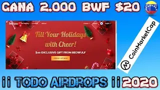 Airdrops #Diciembre 2020 #Defiato #Beowulf #BWF GANA 20$ Christmas Gift #airdrops activos 2020